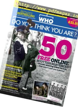 Who Do You Think You Are – July 2017