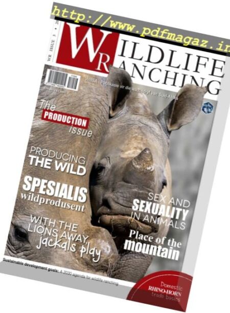 Wildlife Ranching Magazine – Issue 3, 2017 Cover