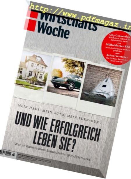 Wirtschaftswoche – 16 Juni 2017 Cover