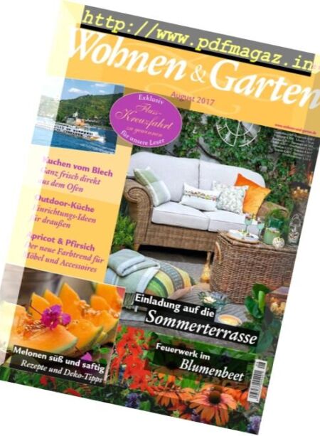Wohnen & Garten – August 2017 Cover