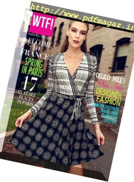 WTF! Magazine – May 2017 Cover
