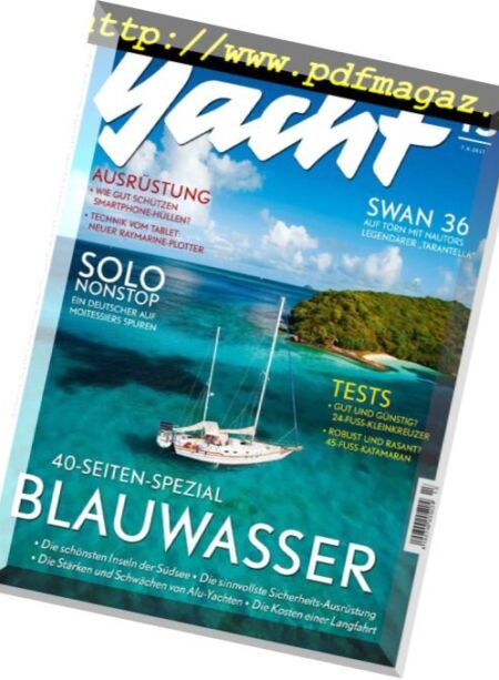 Yacht – 7 Juni 2017 Cover