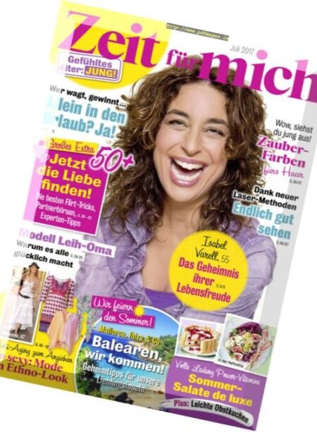 Zeit fur mich – Juli 2017 Cover