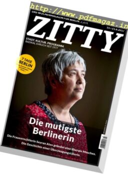 Zitty – 15 Juni 2017