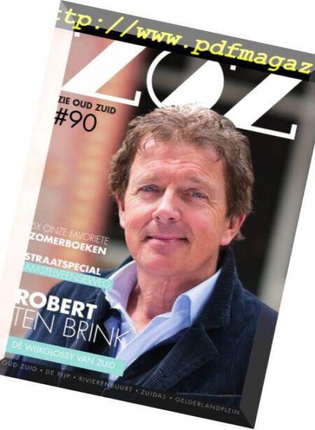 ZOZ – Zie Oud Zuid – Juli 2017 Cover