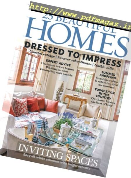 25 Beautiful Homes – August 2017 Cover