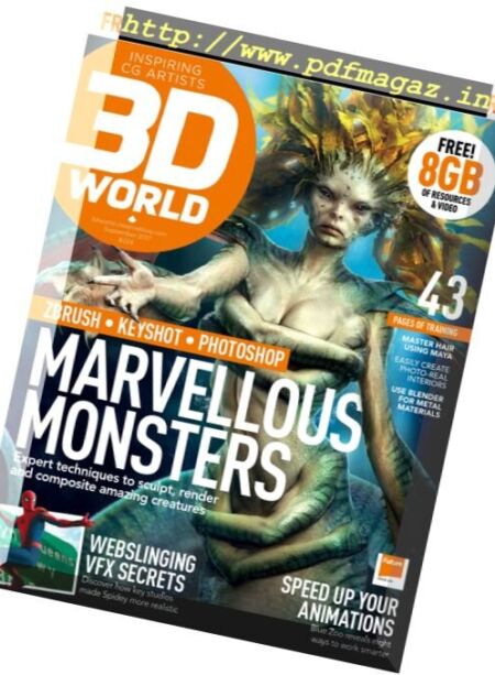 3D World UK – September 2017 Cover