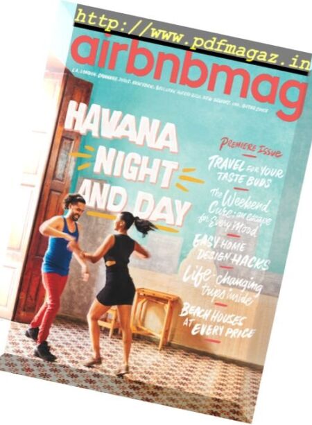 AirBnb Magazine – Premiere Issue – Summer 2017 Cover
