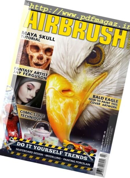 Airbrush Step by Step – July-August-September 2017 Cover