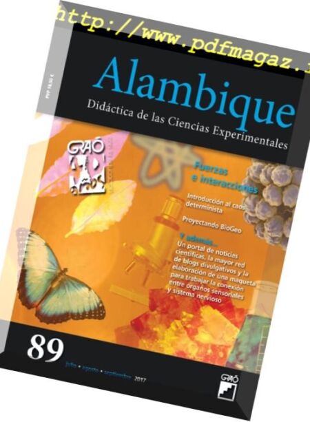 Alambique – Julio-Septiembre 2017 Cover