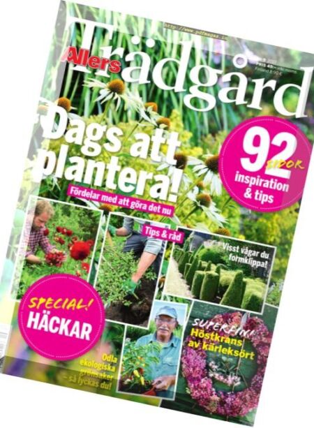 Allers Tradgard – Nr.9, 2017 Cover