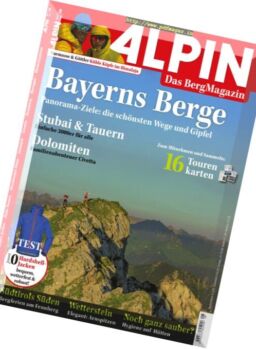 Alpin – August 2017