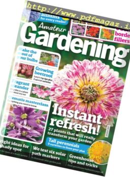 Amateur Gardening – 29 July 2017
