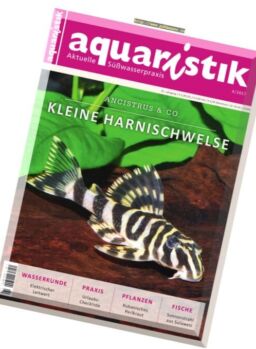 Aquaristik – Juli-August 2017