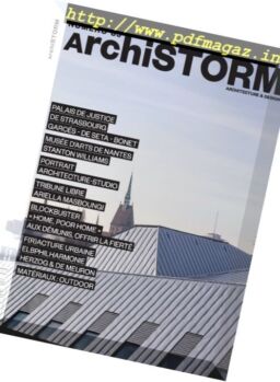Archistorm – Juillet-Aout 2017