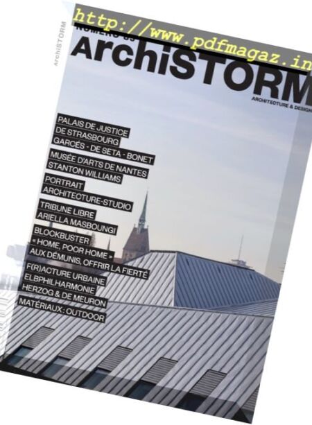 Archistorm – Juillet-Aout 2017 Cover