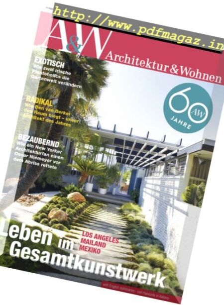 Architektur & Wohnen – August-September 2017 Cover