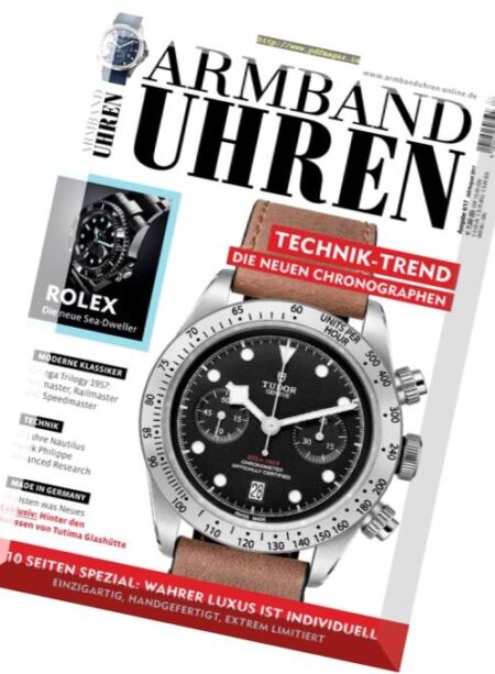Armbanduhren – Juli-August 2017 Cover
