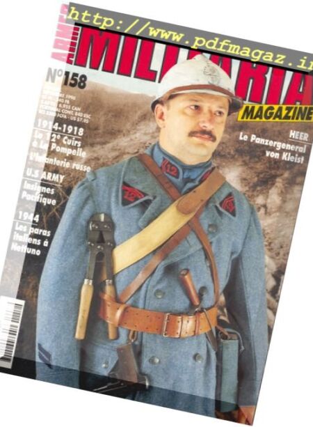 Armes Militaria – Septembre 1998 Cover