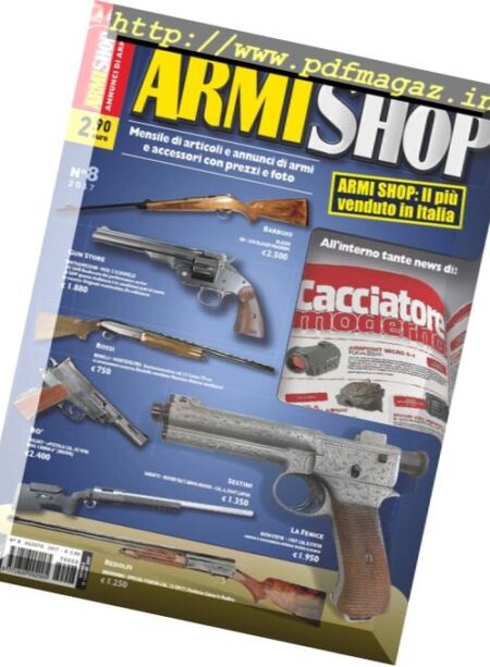 Armi Shop – Agosto 2017 Cover