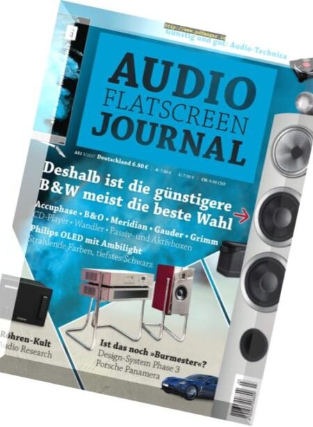 Audio & Flatscreen Journal – Nr.3, 2017 Cover