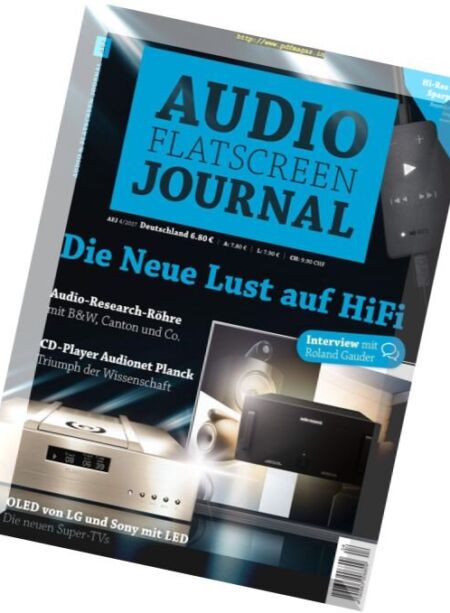 Audio & Flatscreen Journal – Nr.4 2017 Cover