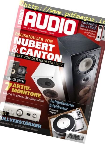 Audio – August 2017 Cover