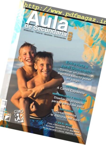 Aula de Secundaria – Julio-Agosto 2017 Cover