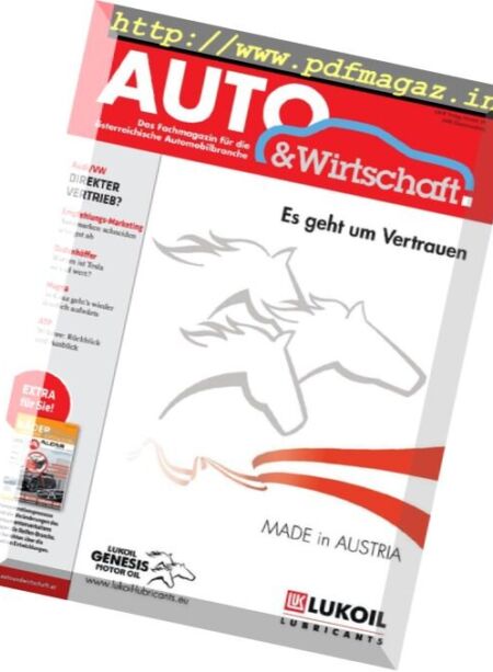 Auto & Wirtschaft – Juli-August 2017 Cover