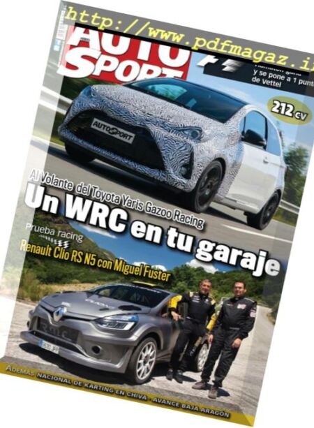Auto Hebdo Sport – 18 Julio 2017 Cover
