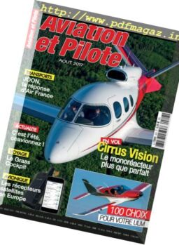 Aviation et Pilote – Aout 2017