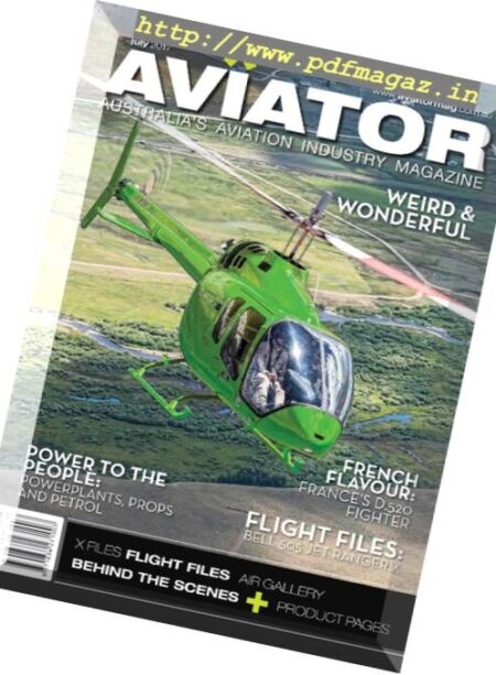 Aviator – July 2017 Cover