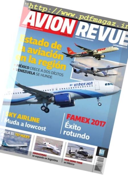 Avion Revue Latin America – Julio 2017 Cover