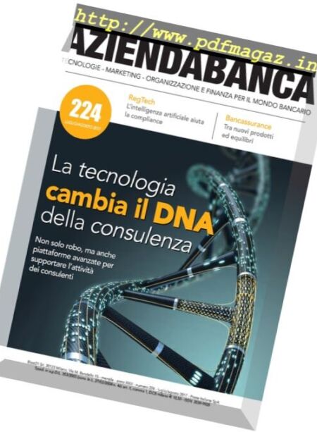 AziendaBanca – Luglio-Agosto 2017 Cover