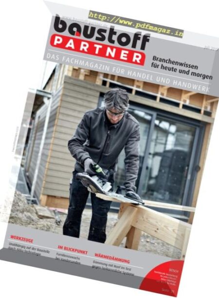 Baustoff Partner – Juli 2017 Cover