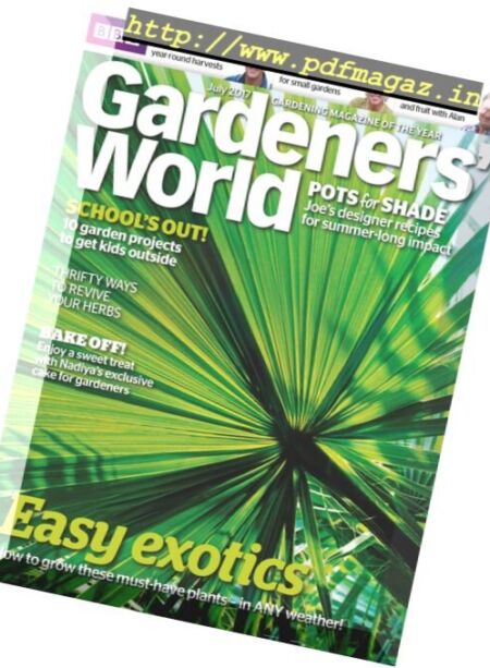 BBC Gardeners’ World – July 2017 Cover