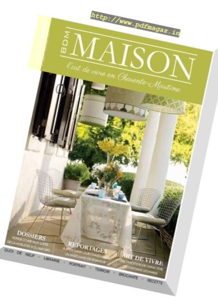 BDM Maison – Juillet-Octobre 2017 Cover