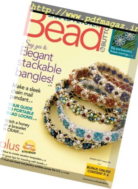 Bead & Button – August 2017 Cover
