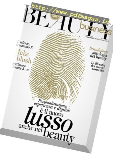 Beauty Business – Luglio-Agosto 2017 Cover