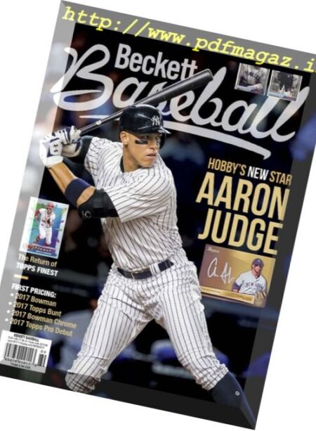 Beckett Baseball – August 2017 Cover