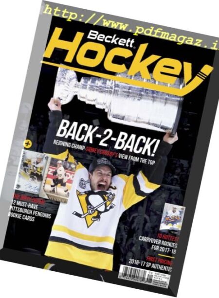 Beckett Hockey – August 2017 Cover