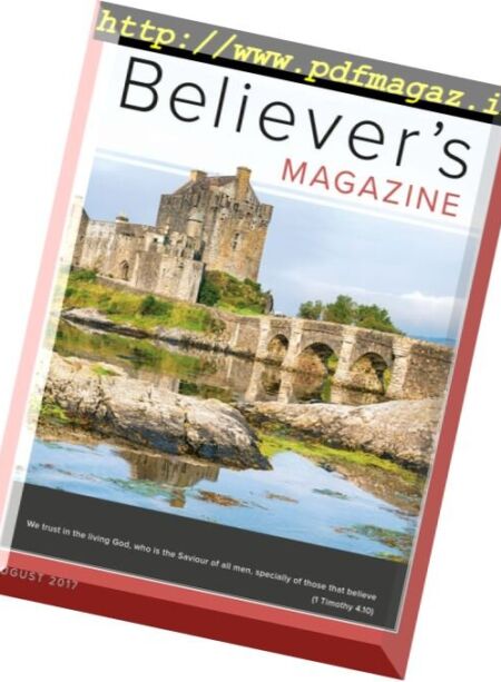 Believer’s Magazine – August 2017 Cover