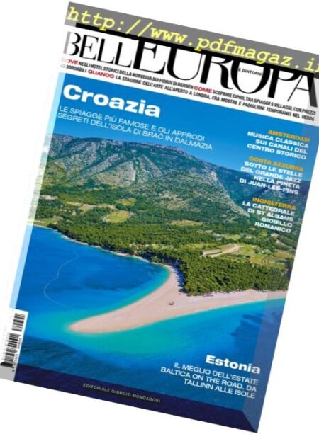 Bell’Europa – Luglio 2017 Cover