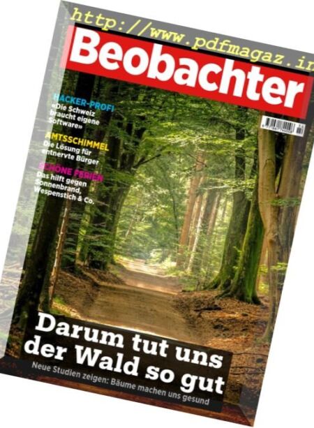 Beobachter – 7 Juli 2017 Cover