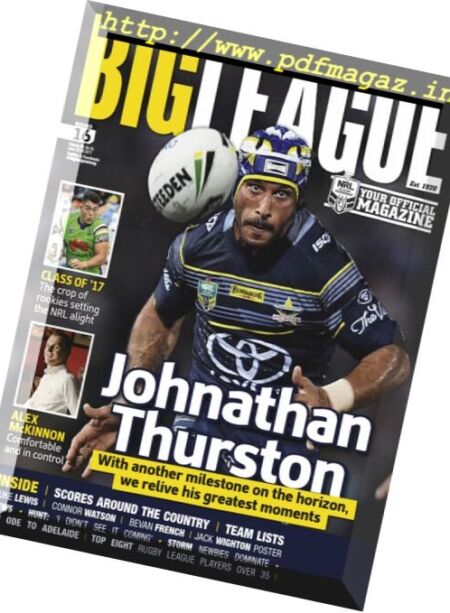 Big League – Round 16 – June 22-28, 2017 Cover