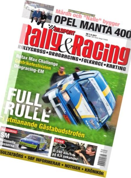 Bilsport Rally & Racing – Nr.7-8 2017 Cover