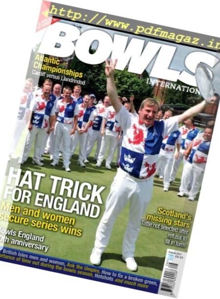 Bowls International – August 2017 Cover