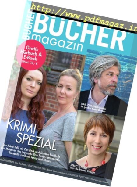 Bucher – August-September 2017 Cover