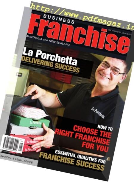 Business Franchise Australia & New Zealand – July-August 2017 Cover