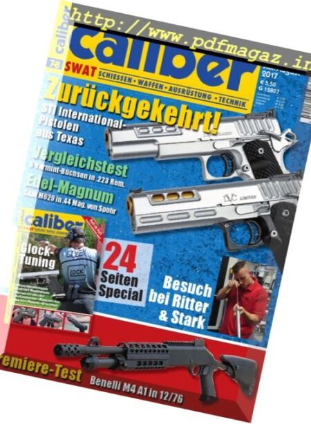 Caliber SWAT Germany – Juli-August 2017 Cover